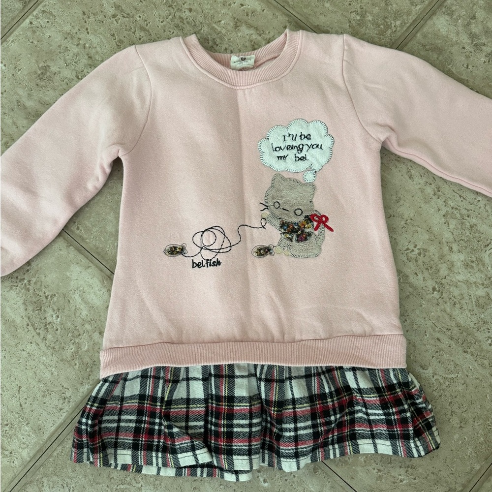 Girl sweater tunic